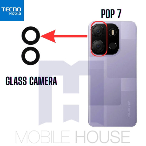 Glass Camera Tecno Pop 7 / BF6 / Spark GO ( 2023 ) / Pop 7 Pro
