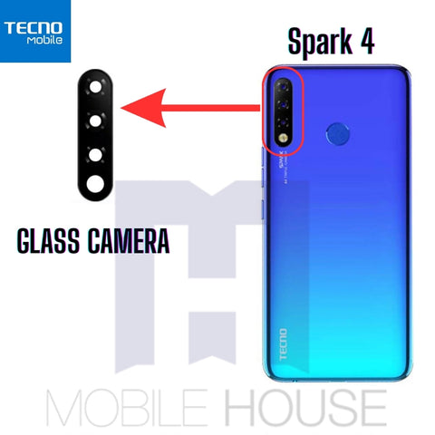 Glass Camera Tecno Spark 4