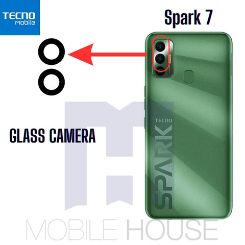 Glass Camera Tecno Spark 7